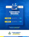 CALENDÁRIO DAS SESSÕES DE MARÇO