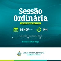 Hoje é dia de Sessão Ordinária! 🎯