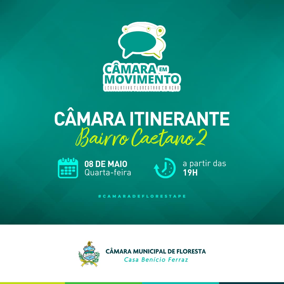  Início do Programa Câmara Itinerante 2024