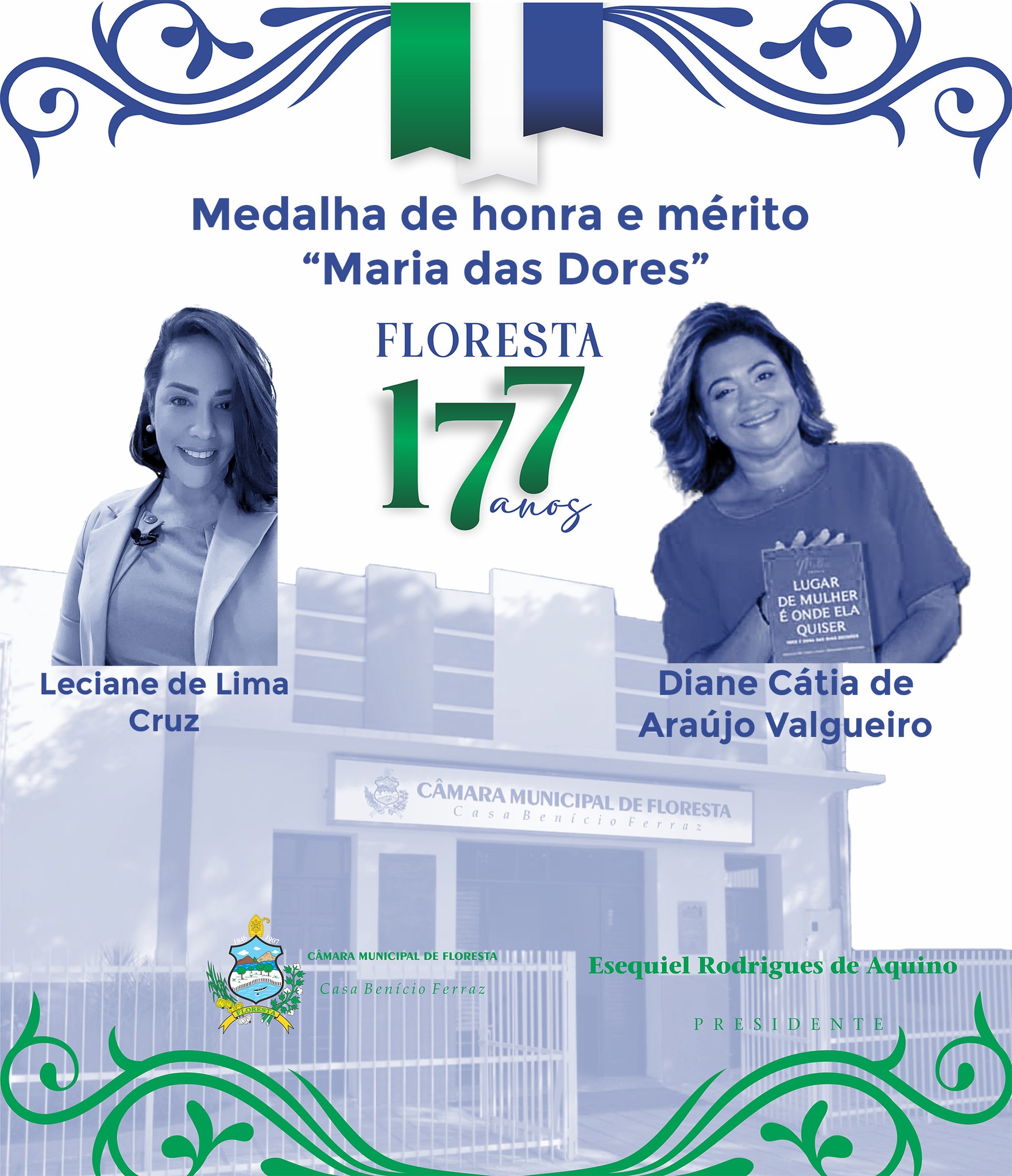 MEDALHA DE HONRA E MÉRITO "MARIA DAS DORES"