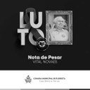 NOTA DE PESAR - VITAL NOVAES