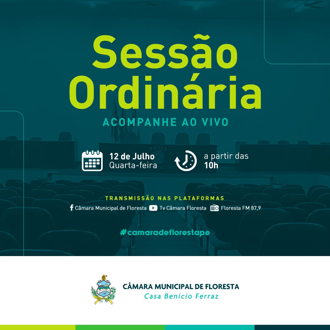 SESSÃO ORDINÁRIA