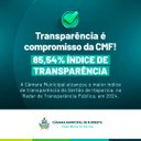 Transparência é compromisso da CMF! 📊